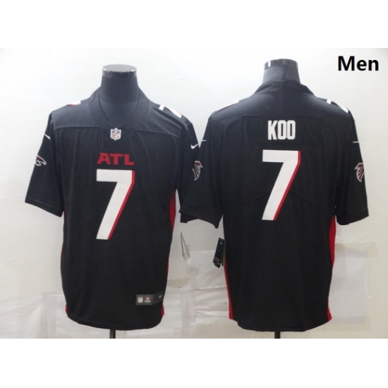 Men Nike Atlanta Falcons 7 Younghoe Koo Black New Vapor Untouchable Limited Jersey Men Nike Atlanta Falcons 7 Younghoe Koo Black New Vapor Untouchable Limited Jersey