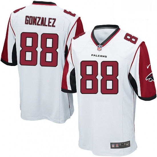 Men Nike Atlanta Falcons 88 Tony Gonzalez Game White NFL Jersey Men Nike Atlanta Falcons 88 Tony Gonzalez Game White NFL Jersey