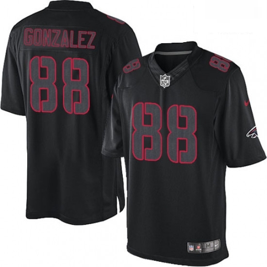 Men Nike Atlanta Falcons 88 Tony Gonzalez Limited Black Impact NFL Jersey Men Nike Atlanta Falcons 88 Tony Gonzalez Limited Black Impact NFL Jersey