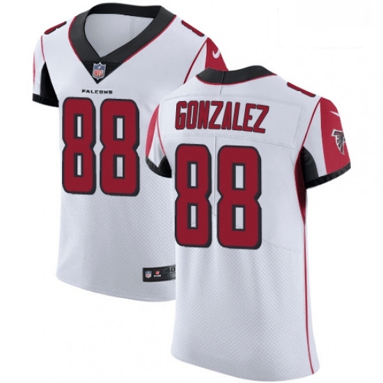 Men Nike Atlanta Falcons 88 Tony Gonzalez White Vapor Untouchable Elite Player NFL Jersey Men Nike Atlanta Falcons 88 Tony Gonzalez White Vapor Untouchable Elite Player NFL Jersey