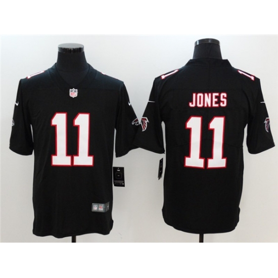 Men's Atlanta Falcons #11 Julio Jones Red 2020 Team Big Logo Limited Stitched Jersey Men's Atlanta Falcons #11 Julio Jones Red 2020 Team Big Logo Limited Stitched Jersey