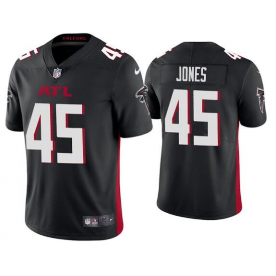 Men's Atlanta Falcons #45 Deion Jones 2020 Black Vapor Untouchable Limited Stitched NFL Jersey Men's Atlanta Falcons #45 Deion Jones 2020 Black Vapor Untouchable Limited Stitched NFL Jersey