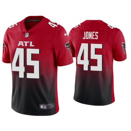 Men's Atlanta Falcons #45 Deion Jones 2020 Red Vapor Untouchable Limited Stitched NFL Jersey Men's Atlanta Falcons #45 Deion Jones 2020 Red Vapor Untouchable Limited Stitched NFL Jersey
