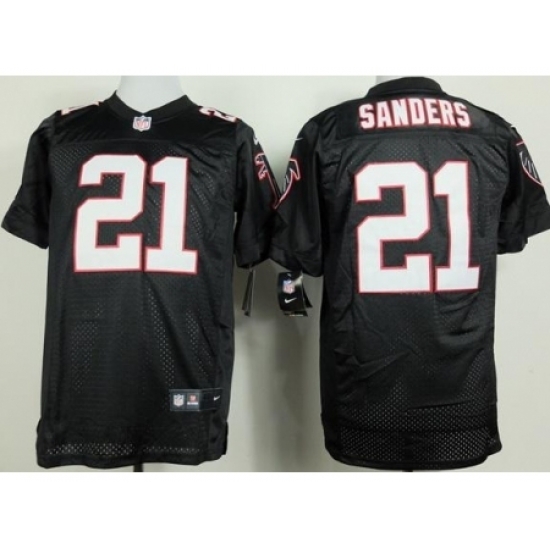 Nike Atlanta Falcons 21 Deion Sanders Black Elite NFL Jersey Nike Atlanta Falcons 21 Deion Sanders Black Elite NFL Jersey