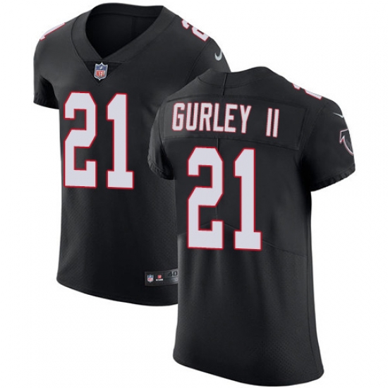 Nike Atlanta Falcons 21 Todd Gurley II Black Alternate Men Stitched NFL New Elite Jersey Nike Atlanta Falcons 21 Todd Gurley II Black Alternate Men Stitched NFL New Elite Jersey