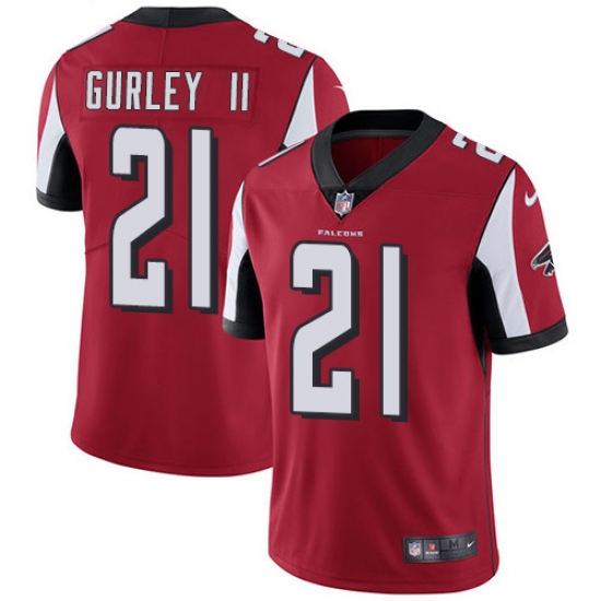 Nike Atlanta Falcons 21 Todd Gurley II Red Team Color Men Stitched NFL Vapor Untouchable Limited Jersey Nike Atlanta Falcons 21 Todd Gurley II Red Team Color Men Stitched NFL Vapor Untouchable Limited Jersey