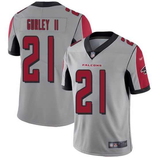 Nike Atlanta Falcons 21 Todd Gurley II Silver Men Stitched NFL Limited Inverted Legend Jersey Nike Atlanta Falcons 21 Todd Gurley II Silver Men Stitched NFL Limited Inverted Legend Jersey