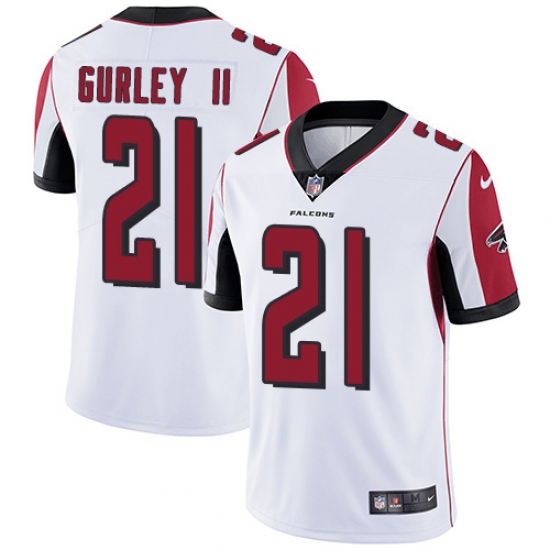 Nike Atlanta Falcons 21 Todd Gurley II White Men Stitched NFL Vapor Untouchable Limited Jersey Nike Atlanta Falcons 21 Todd Gurley II White Men Stitched NFL Vapor Untouchable Limited Jersey