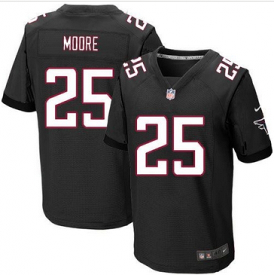 Nike Atlanta Falcons #25 William Moore Black Alternate Mens Stitched NFL Elite Jersey Nike Atlanta Falcons #25 William Moore Black Alternate Mens Stitched NFL Elite Jersey