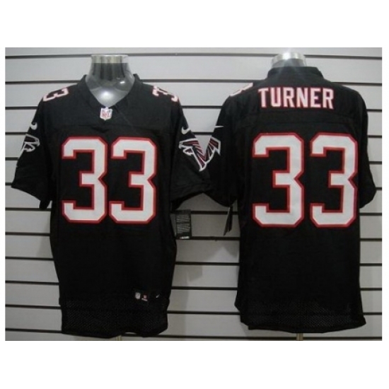 Nike Atlanta Falcons 33 Michael Turner Black Elite NFL Jersey Nike Atlanta Falcons 33 Michael Turner Black Elite NFL Jersey