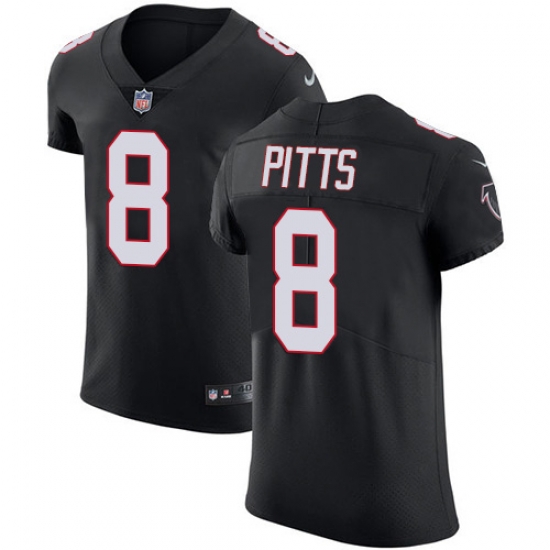 Nike Atlanta Falcons 8 Kyle Pitts Black Alternate Men Stitched NFL Vapor Untouchable Elite Jersey Nike Atlanta Falcons 8 Kyle Pitts Black Alternate Men Stitched NFL Vapor Untouchable Elite Jersey