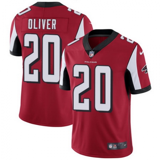 Nike Falcons #20 Isaiah Oliver Red Team Color Mens Stitched NFL Vapor Untouchable Limited Jersey Nike Falcons #20 Isaiah Oliver Red Team Color Mens Stitched NFL Vapor Untouchable Limited Jersey