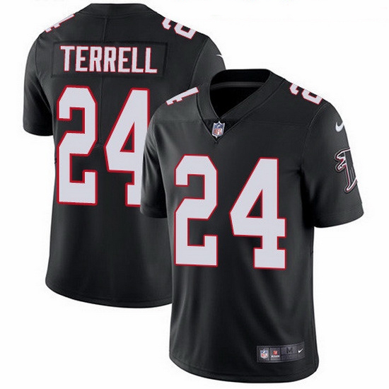 Nike Falcons 24 A J Terrell Black Alternate Men Stitched NFL Vapor Untouchable Limited Jersey Nike Falcons 24 A J Terrell Black Alternate Men Stitched NFL Vapor Untouchable Limited Jersey