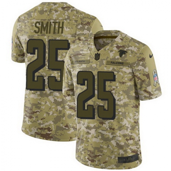 Nike Falcons #25 Ito Smith Camo Mens Stitched NFL Limited 2018 Salute To Service Jersey Nike Falcons #25 Ito Smith Camo Mens Stitched NFL Limited 2018 Salute To Service Jersey