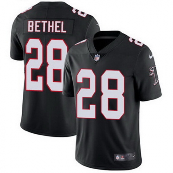 Nike Falcons #28 Justin Bethel Black Alternate Mens Stitched NFL Vapor Untouchable Limited Jersey Nike Falcons #28 Justin Bethel Black Alternate Mens Stitched NFL Vapor Untouchable Limited Jersey