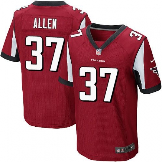Nike Falcons #37 Ricardo Allen Red Team Color Mens Stitched NFL Elite Jersey Nike Falcons #37 Ricardo Allen Red Team Color Mens Stitched NFL Elite Jersey