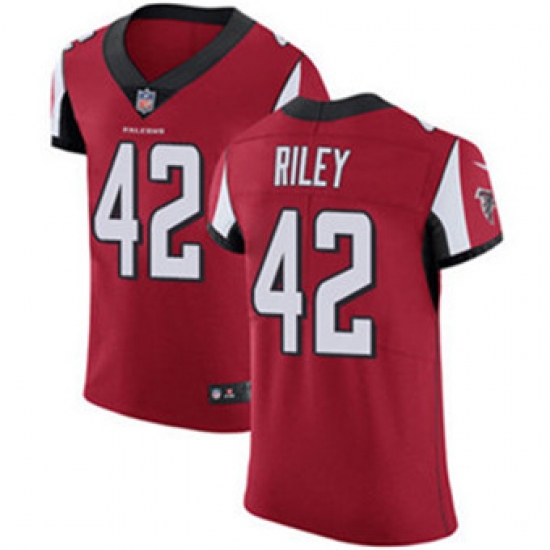 Nike Falcons #42 Duke Riley Red Team Color Mens Stitched NFL Vapor Untouchable Elite Jersey Nike Falcons #42 Duke Riley Red Team Color Mens Stitched NFL Vapor Untouchable Elite Jersey
