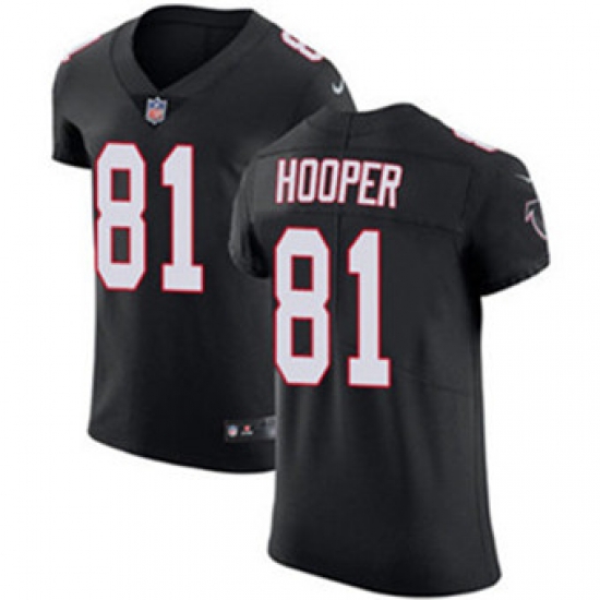 Nike Falcons #81 Austin Hooper Black Alternate Mens Stitched NFL Vapor Untouchable Elite Jersey Nike Falcons #81 Austin Hooper Black Alternate Mens Stitched NFL Vapor Untouchable Elite Jersey
