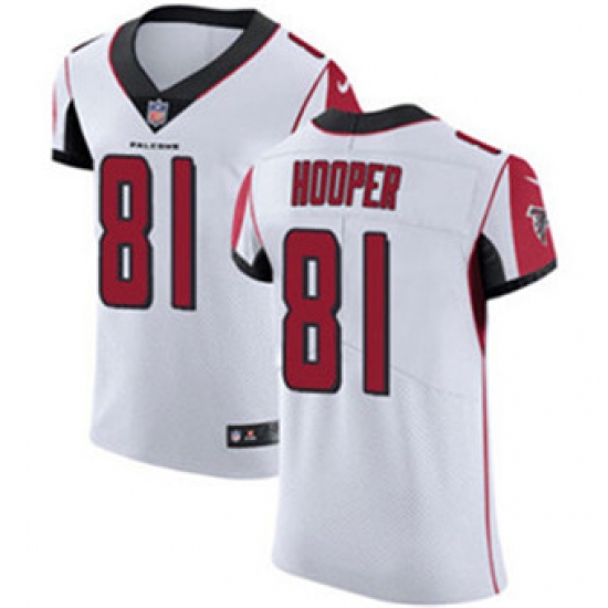 Nike Falcons #81 Austin Hooper White Mens Stitched NFL Vapor Untouchable Elite Jersey Nike Falcons #81 Austin Hooper White Mens Stitched NFL Vapor Untouchable Elite Jersey