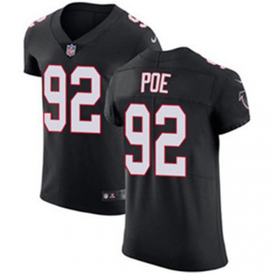 Nike Falcons #92 Dontari Poe Black Alternate Mens Stitched NFL Vapor Untouchable Elite Jersey Nike Falcons #92 Dontari Poe Black Alternate Mens Stitched NFL Vapor Untouchable Elite Jersey