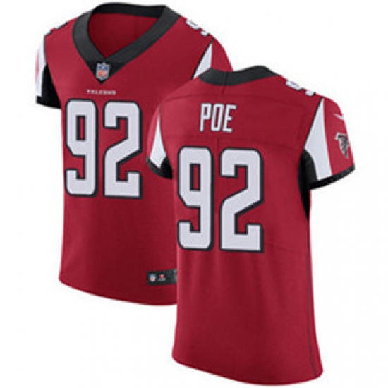 Nike Falcons #92 Dontari Poe Red Team Color Mens Stitched NFL Vapor Untouchable Elite Jersey Nike Falcons #92 Dontari Poe Red Team Color Mens Stitched NFL Vapor Untouchable Elite Jersey