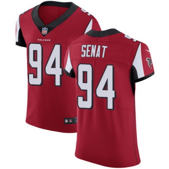 Nike Falcons #94 Deadrin Senat Red Team Color Mens Stitched NFL Vapor Untouchable Elite Jersey Nike Falcons #94 Deadrin Senat Red Team Color Mens Stitched NFL Vapor Untouchable Elite Jersey