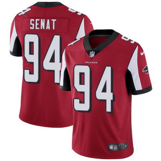 Nike Falcons #94 Deadrin Senat Red Team Color Mens Stitched NFL Vapor Untouchable Limited Jersey Nike Falcons #94 Deadrin Senat Red Team Color Mens Stitched NFL Vapor Untouchable Limited Jersey