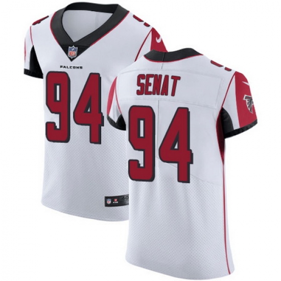 Nike Falcons #94 Deadrin Senat White Mens Stitched NFL Vapor Untouchable Elite Jersey Nike Falcons #94 Deadrin Senat White Mens Stitched NFL Vapor Untouchable Elite Jersey