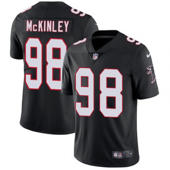 Nike Falcons #98 Takkarist McKinley Black Alternate Mens Stitched NFL Vapor Untouchable Limited Jersey Nike Falcons #98 Takkarist McKinley Black Alternate Mens Stitched NFL Vapor Untouchable Limited Jersey