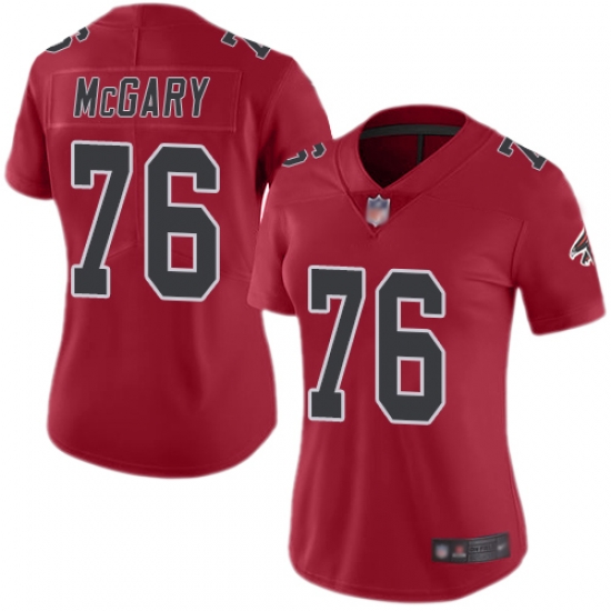 Falcons 76 Kaleb McGary Red Women Stitched Football Limited Rush Jersey Falcons 76 Kaleb McGary Red Women Stitched Football Limited Rush Jersey