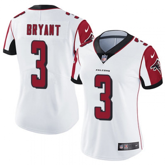 Nike Falcons #3 Matt Bryant White Womens Stitched NFL Vapor Untouchable Limited Jersey Nike Falcons #3 Matt Bryant White Womens Stitched NFL Vapor Untouchable Limited Jersey