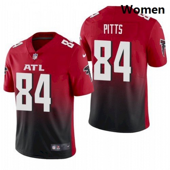 Women Atlanta Falcons Kyle Pitts Red 2021 Draft Jersey Women Atlanta Falcons Kyle Pitts Red 2021 Draft Jersey