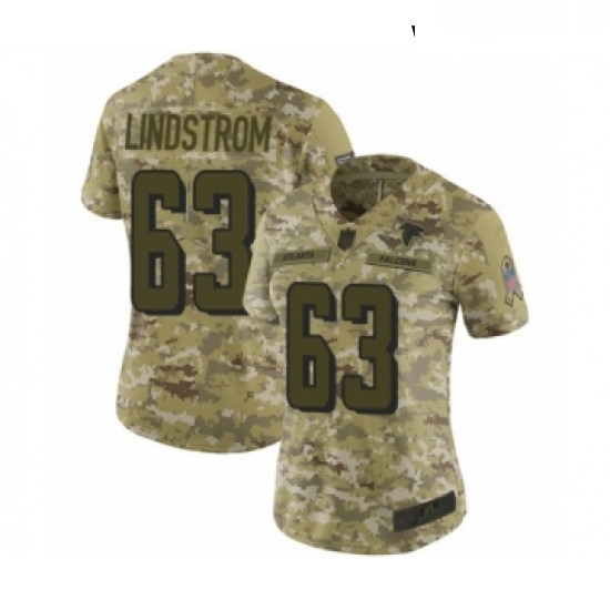 Womens Atlanta Falcons 63 Chris Lindstrom Limited Camo 2018 Salute to Service Football Jersey Womens Atlanta Falcons 63 Chris Lindstrom Limited Camo 2018 Salute to Service Football Jersey