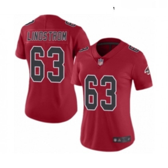 Womens Atlanta Falcons 63 Chris Lindstrom Limited Red Rush Vapor Untouchable Football Jersey Womens Atlanta Falcons 63 Chris Lindstrom Limited Red Rush Vapor Untouchable Football Jersey