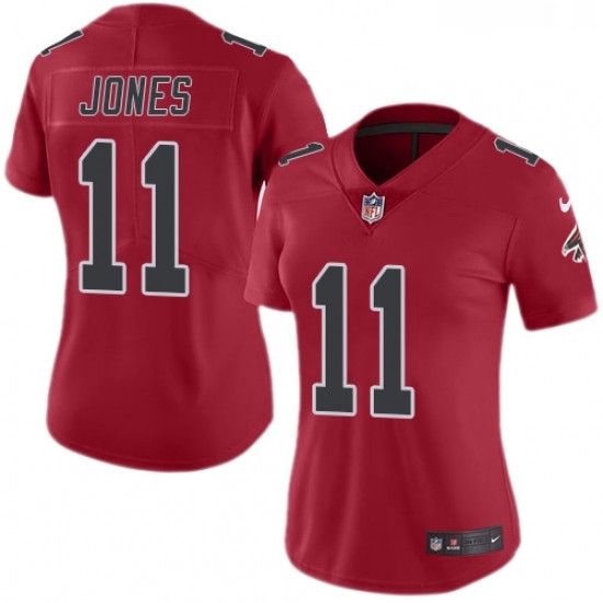Womens Nike Atlanta Falcons 11 Julio Jones Limited Red Rush Vapor Untouchable NFL Jersey Womens Nike Atlanta Falcons 11 Julio Jones Limited Red Rush Vapor Untouchable NFL Jersey