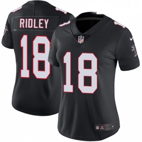 Womens Nike Atlanta Falcons 18 Calvin Ridley Black Alternate Vapor Untouchable Elite Player NFL Jersey Womens Nike Atlanta Falcons 18 Calvin Ridley Black Alternate Vapor Untouchable Elite Player NFL Jersey