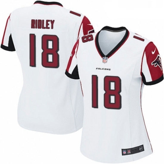 Womens Nike Atlanta Falcons 18 Calvin Ridley Game White NFL Jersey Womens Nike Atlanta Falcons 18 Calvin Ridley Game White NFL Jersey