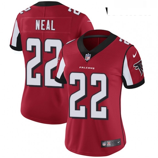 Womens Nike Atlanta Falcons 22 Keanu Neal Elite Red Team Color NFL Jersey Womens Nike Atlanta Falcons 22 Keanu Neal Elite Red Team Color NFL Jersey