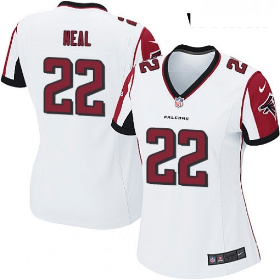 Womens Nike Atlanta Falcons 22 Keanu Neal Game White NFL Jersey Womens Nike Atlanta Falcons 22 Keanu Neal Game White NFL Jersey