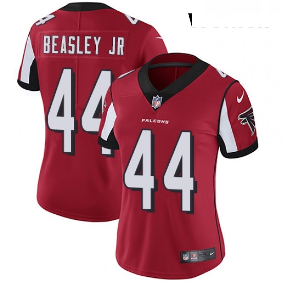 Womens Nike Atlanta Falcons 44 Vic Beasley Elite Red Team Color NFL Jersey Womens Nike Atlanta Falcons 44 Vic Beasley Elite Red Team Color NFL Jersey