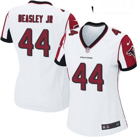 Womens Nike Atlanta Falcons 44 Vic Beasley Game White NFL Jersey Womens Nike Atlanta Falcons 44 Vic Beasley Game White NFL Jersey