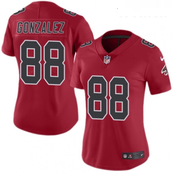 Womens Nike Atlanta Falcons 88 Tony Gonzalez Limited Red Rush Vapor Untouchable NFL Jersey Womens Nike Atlanta Falcons 88 Tony Gonzalez Limited Red Rush Vapor Untouchable NFL Jersey