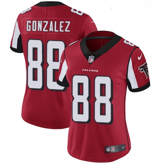 Womens Nike Atlanta Falcons 88 Tony Gonzalez Red Team Color Vapor Untouchable Limited Player NFL Jersey Womens Nike Atlanta Falcons 88 Tony Gonzalez Red Team Color Vapor Untouchable Limited Player NFL Jersey