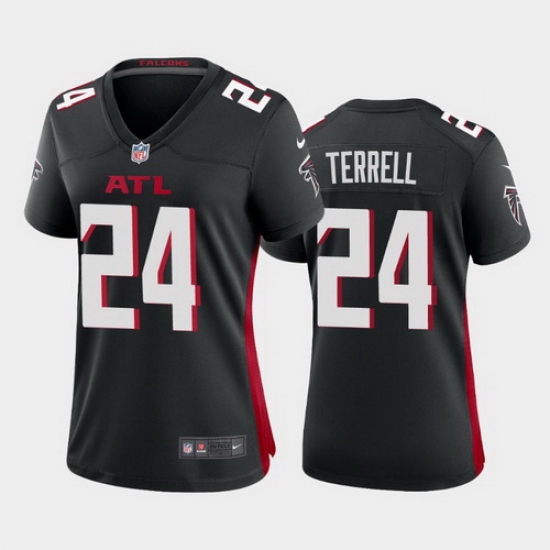 women a.j. terrell atlanta falcons black game jersey 2020 women a.j. terrell atlanta falcons black game jersey 2020