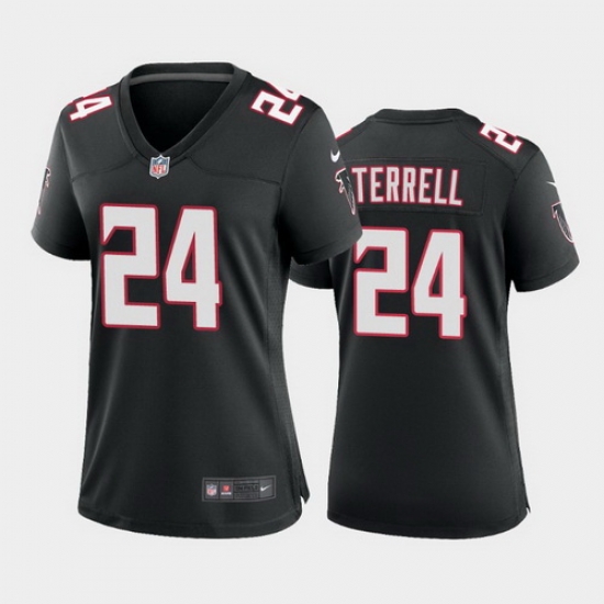 women a.j. terrell atlanta falcons black throwback game jersey 2020 women a.j. terrell atlanta falcons black throwback game jersey 2020