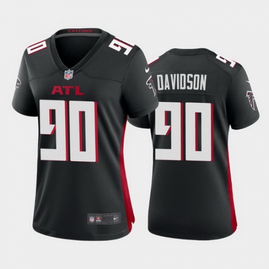 women marlon davidson atlanta falcons black game jersey women marlon davidson atlanta falcons black game jersey