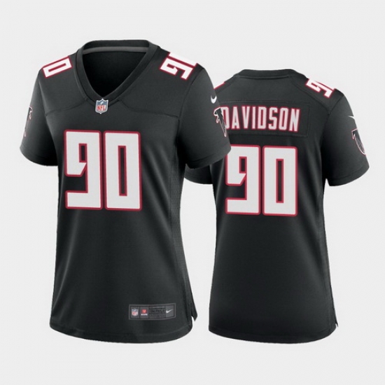 women marlon davidson atlanta falcons black throwback game jersey women marlon davidson atlanta falcons black throwback game jersey