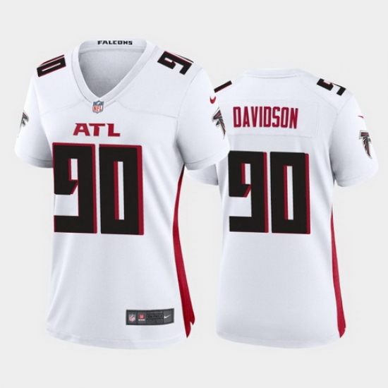 women marlon davidson atlanta falcons white game jersey women marlon davidson atlanta falcons white game jersey