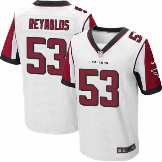 Nike Atlanta Falcons #53 LaRoy Reynolds Elite Youth White Home Jersey Nike Atlanta Falcons #53 LaRoy Reynolds Elite Youth White Home Jersey