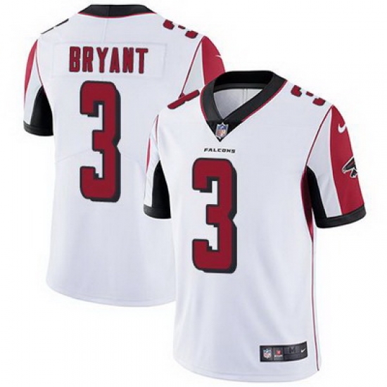 Nike Falcons #3 Matt Bryant White Youth Stitched NFL Vapor Untouchable Limited Jersey Nike Falcons #3 Matt Bryant White Youth Stitched NFL Vapor Untouchable Limited Jersey